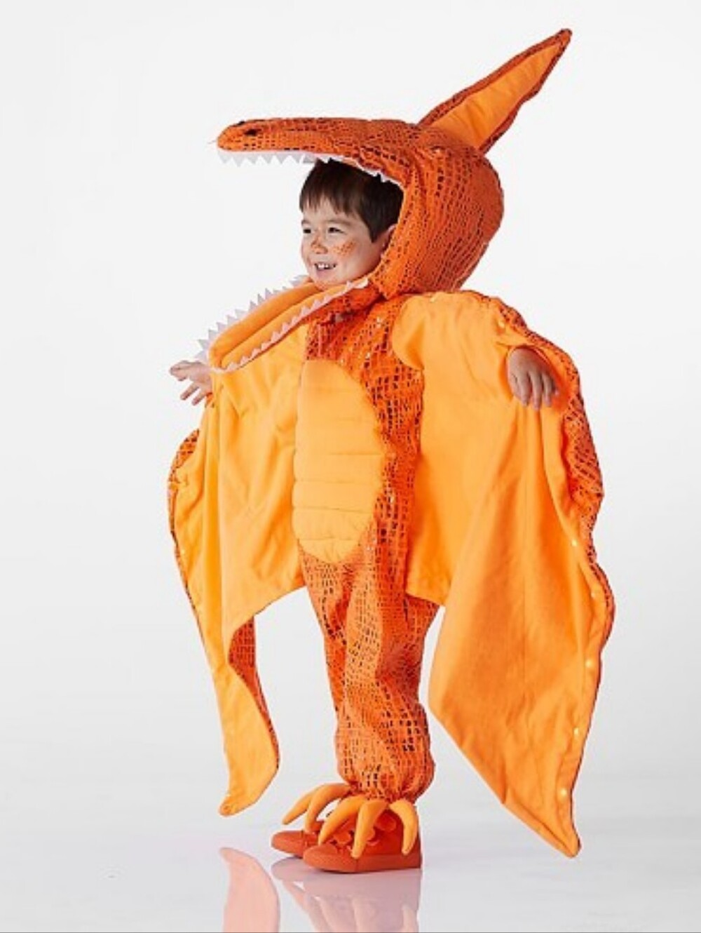 Pottery Barn Kids Orange Pterodactyl Costume - 4-6